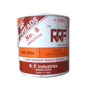 RRF 500 gram : Strong Super Glaced cotton kite flying thread cone332.3580