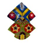 Afghani Half Pauna size Fighter PVC kites pack of 15