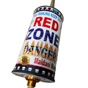 RED ZONE 9 cord 5000 meter maidani manjha from ARK manja maker Quality Bareilly best Manjha