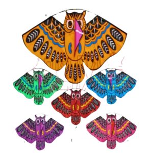 PatangDori Large Fancy Owl Kite 110 x 50 cm