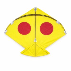 Khambhati Addhi Kite -Chapat Kite- Patang 30" Size With export quality Paper Pack of 25