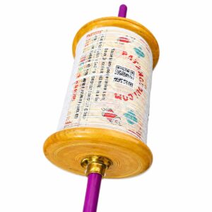 Classic wooden Charkhi , Lotai , spool , Firki + 3000 meter plain kite flying thread