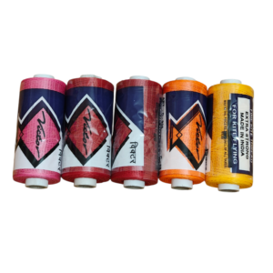 5 Pcs Color Full Victor Special Fine Kite Flying Strong Thread 100 GM Cone