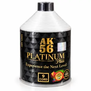 ORIGINAL AK 56 Platinum Plus Premium kite flying thread 9 cord (PLY)  : High Strength : For making best quality manja