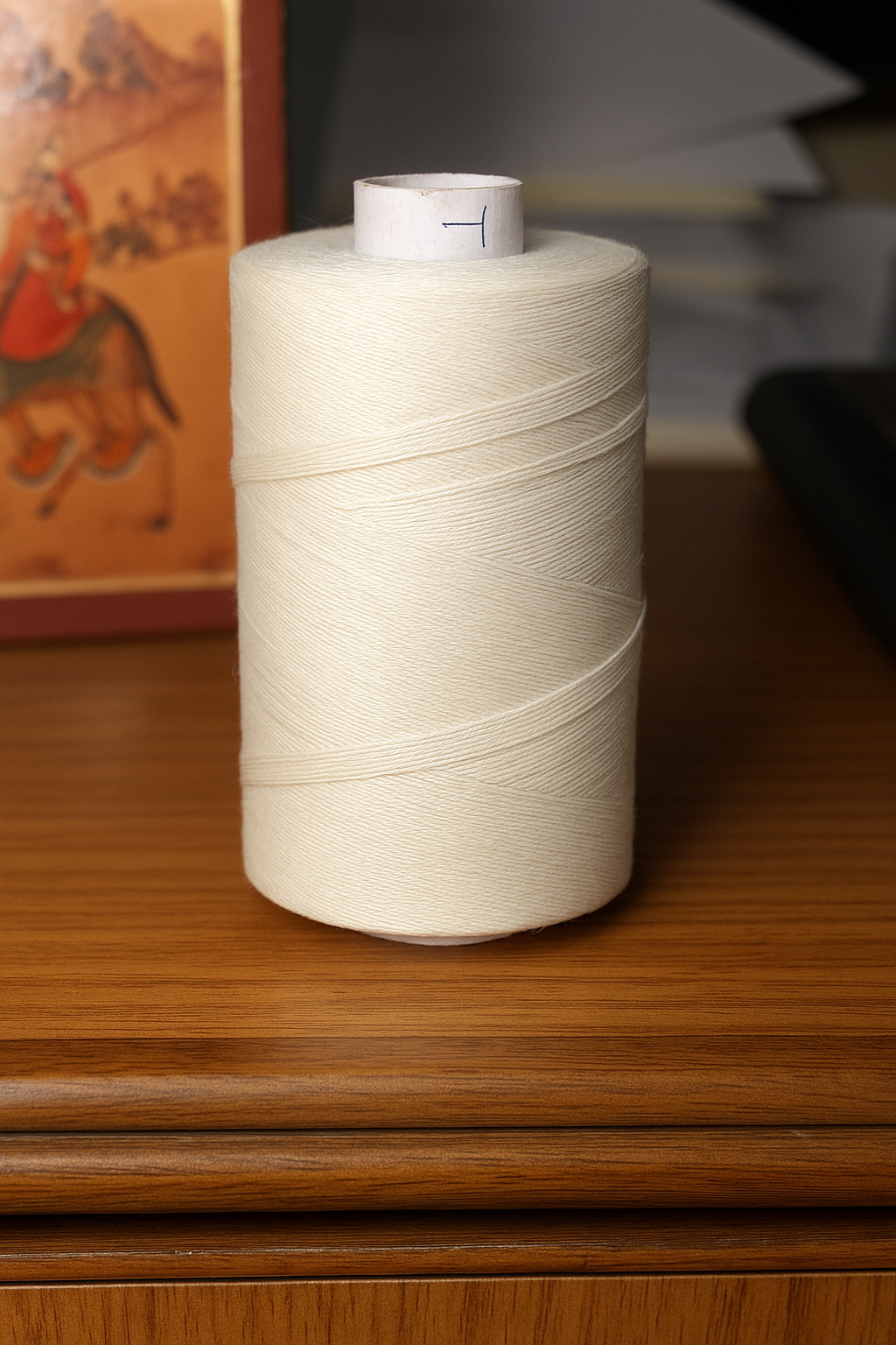 KIDS SPECIAL KIDS FRIENDLY PLAIN COTTON KITE FLYING THREAD - 400 MTR REEL PACK OF 10 REELS - Image 4