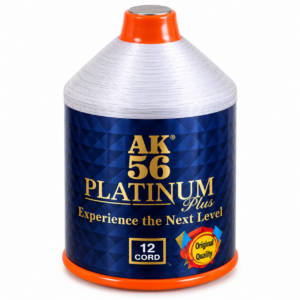 ORIGINAL AK 56 Platinum Plus Premium kite flying thread 12 cord (PLY)  : High Strength : For making best quality manja